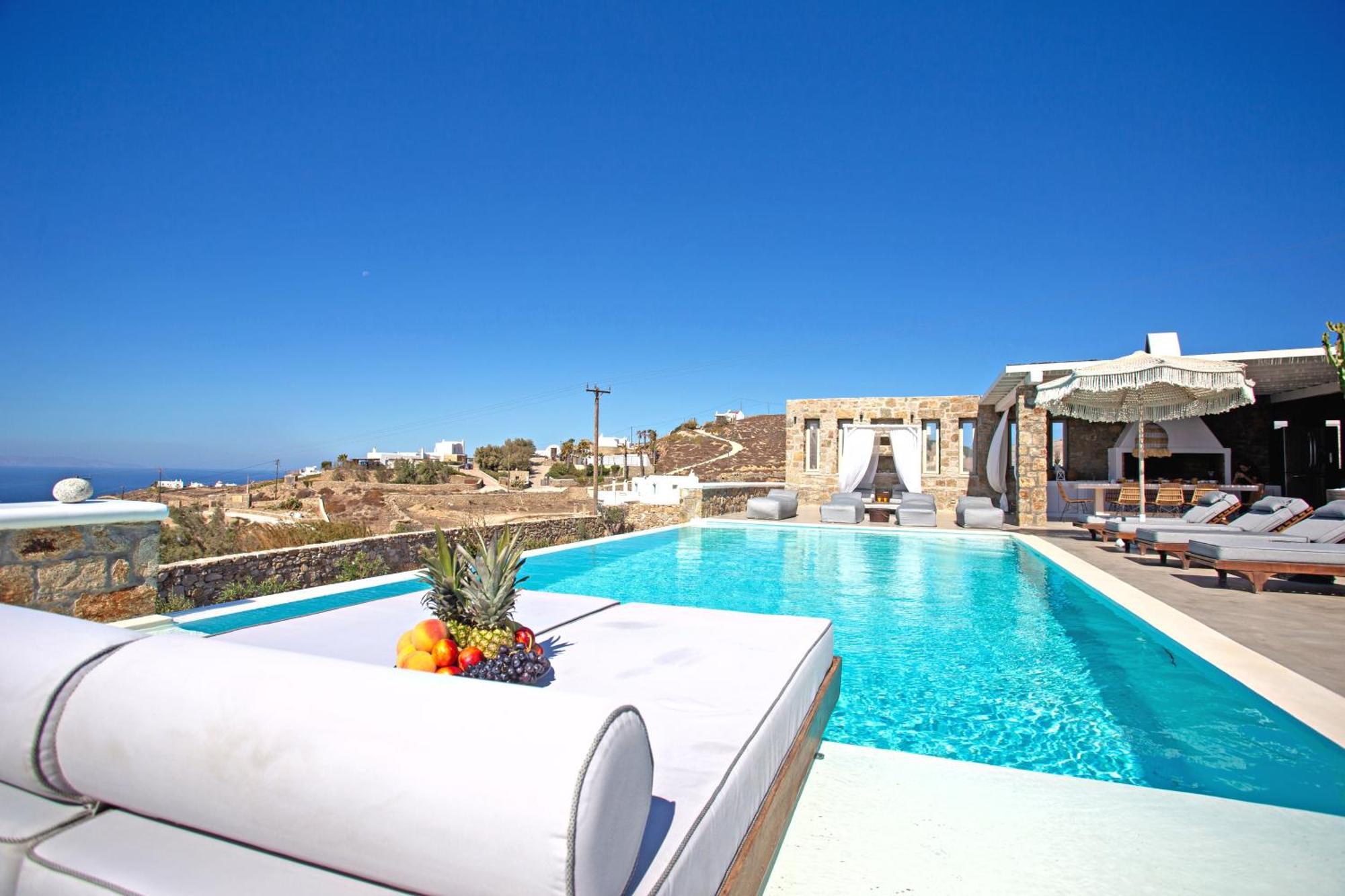 Villa Panamera Mykonos, Private Heaven, Supreme View! Fanari  Ngoại thất bức ảnh