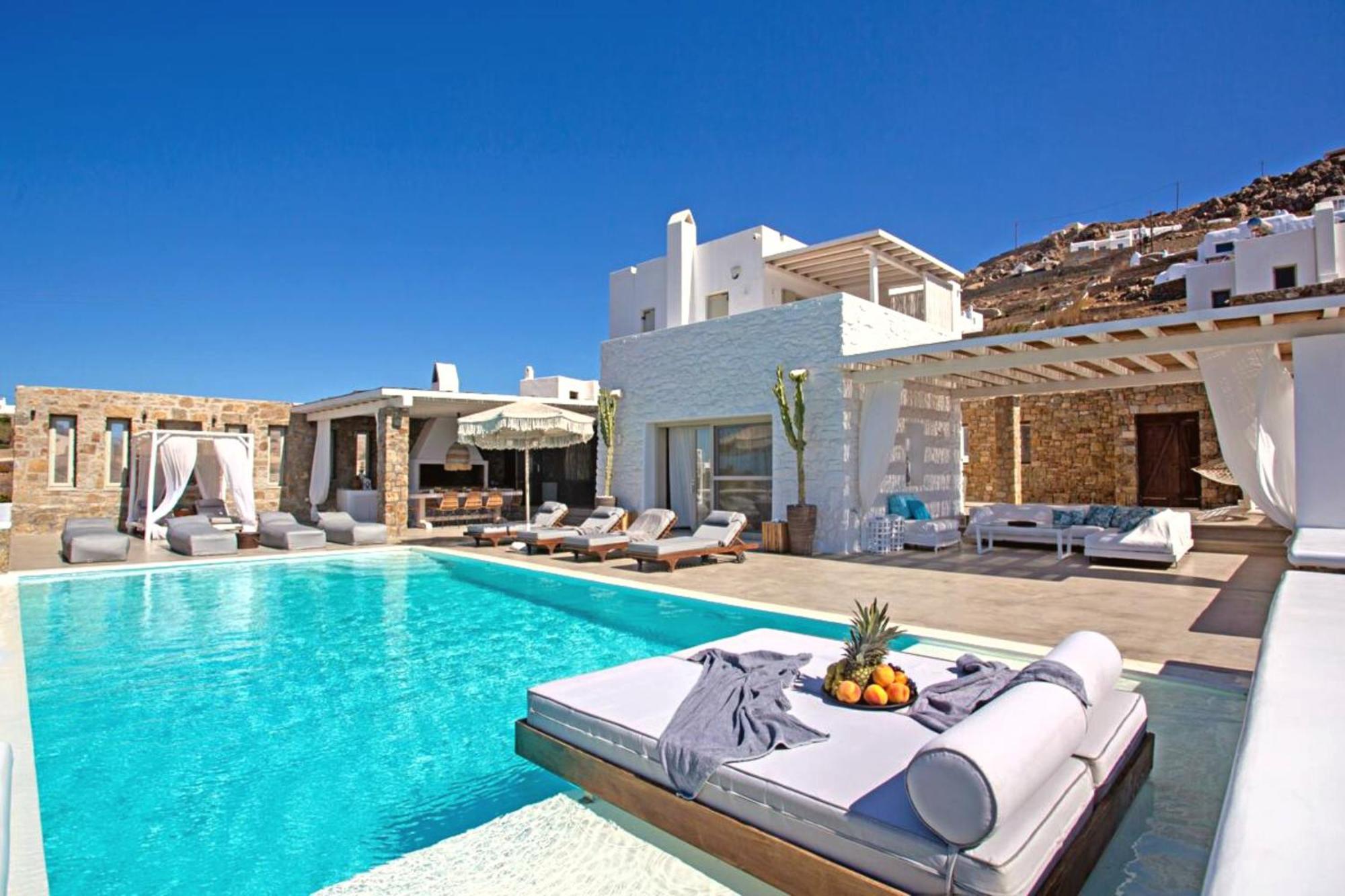 Villa Panamera Mykonos, Private Heaven, Supreme View! Fanari  Ngoại thất bức ảnh