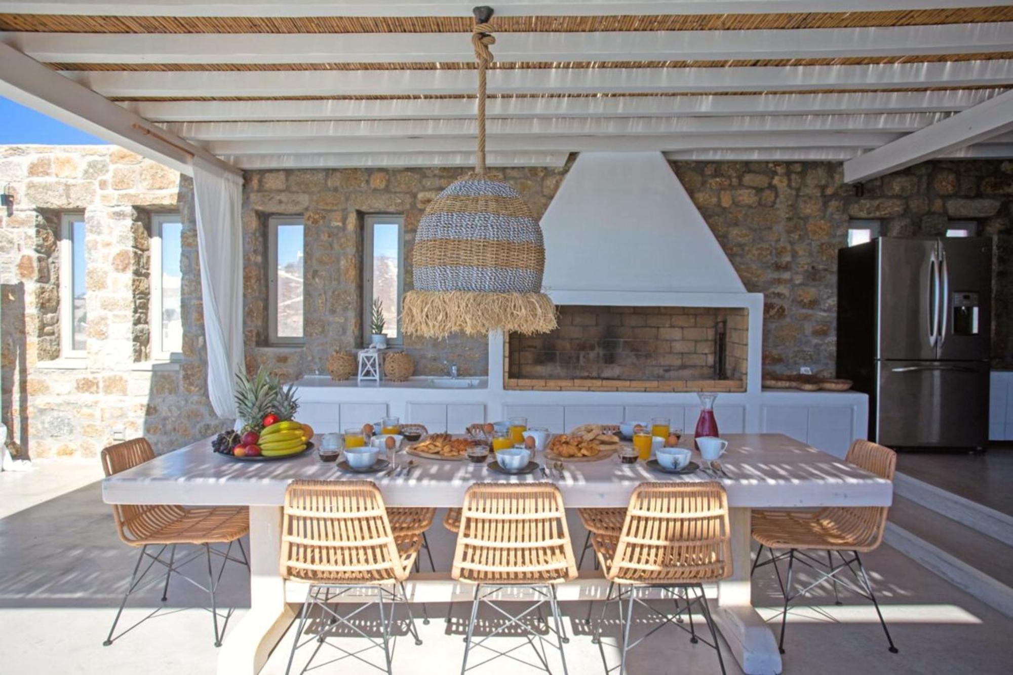 Villa Panamera Mykonos, Private Heaven, Supreme View! Fanari  Ngoại thất bức ảnh