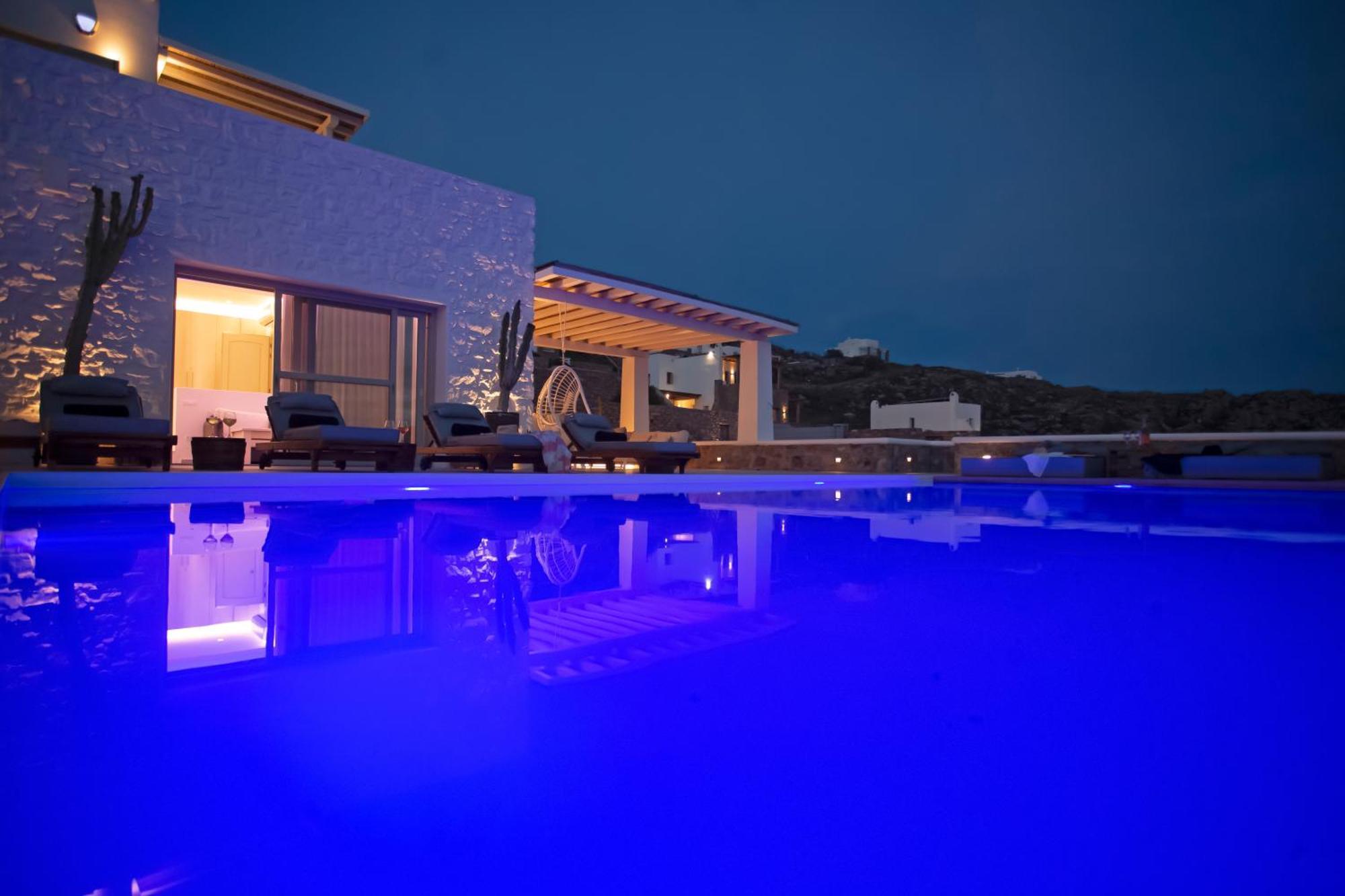 Villa Panamera Mykonos, Private Heaven, Supreme View! Fanari  Ngoại thất bức ảnh