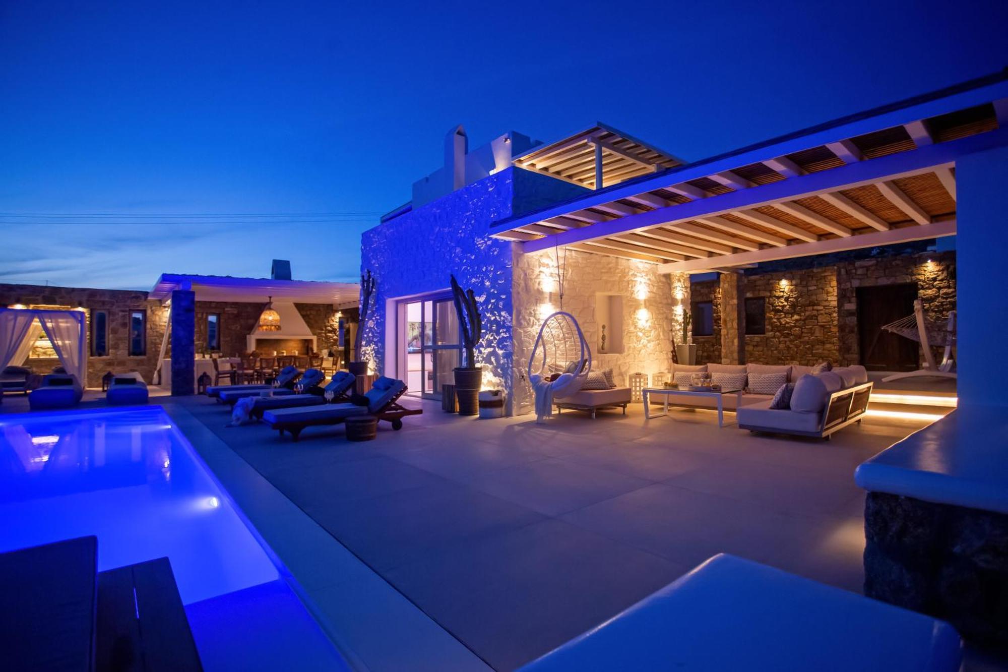 Villa Panamera Mykonos, Private Heaven, Supreme View! Fanari  Ngoại thất bức ảnh