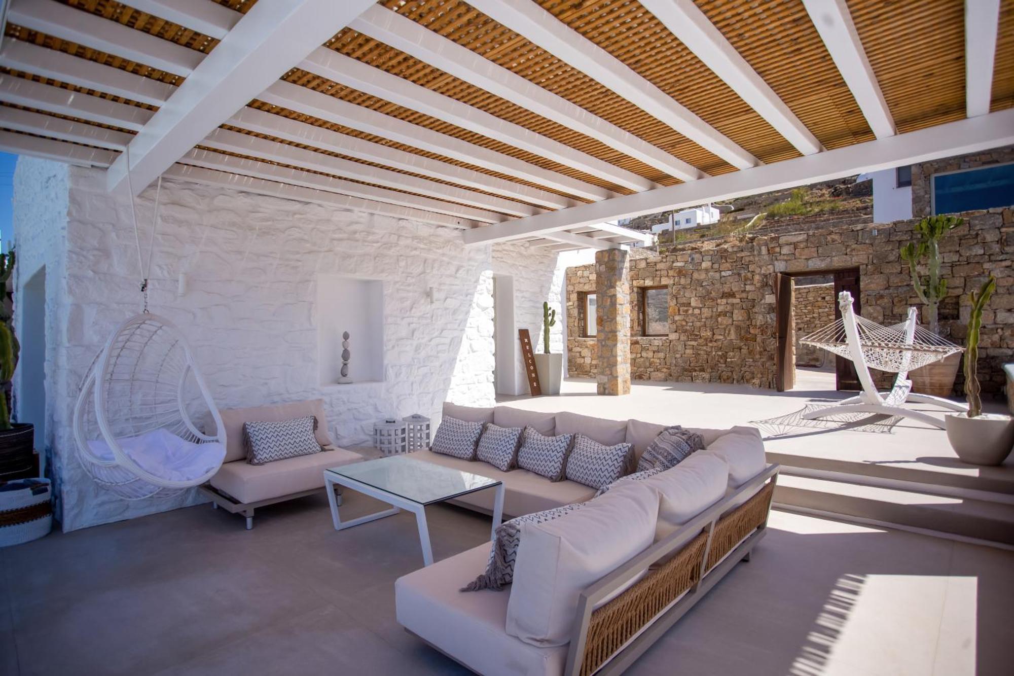 Villa Panamera Mykonos, Private Heaven, Supreme View! Fanari  Ngoại thất bức ảnh