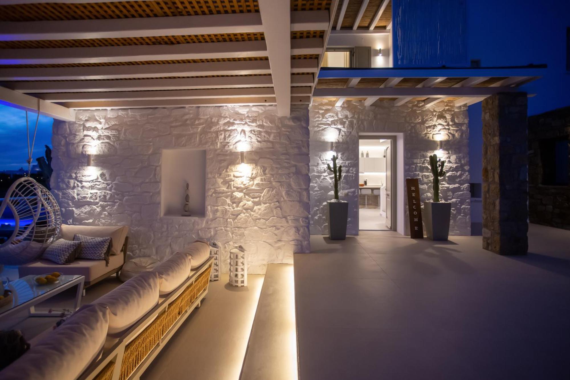 Villa Panamera Mykonos, Private Heaven, Supreme View! Fanari  Ngoại thất bức ảnh