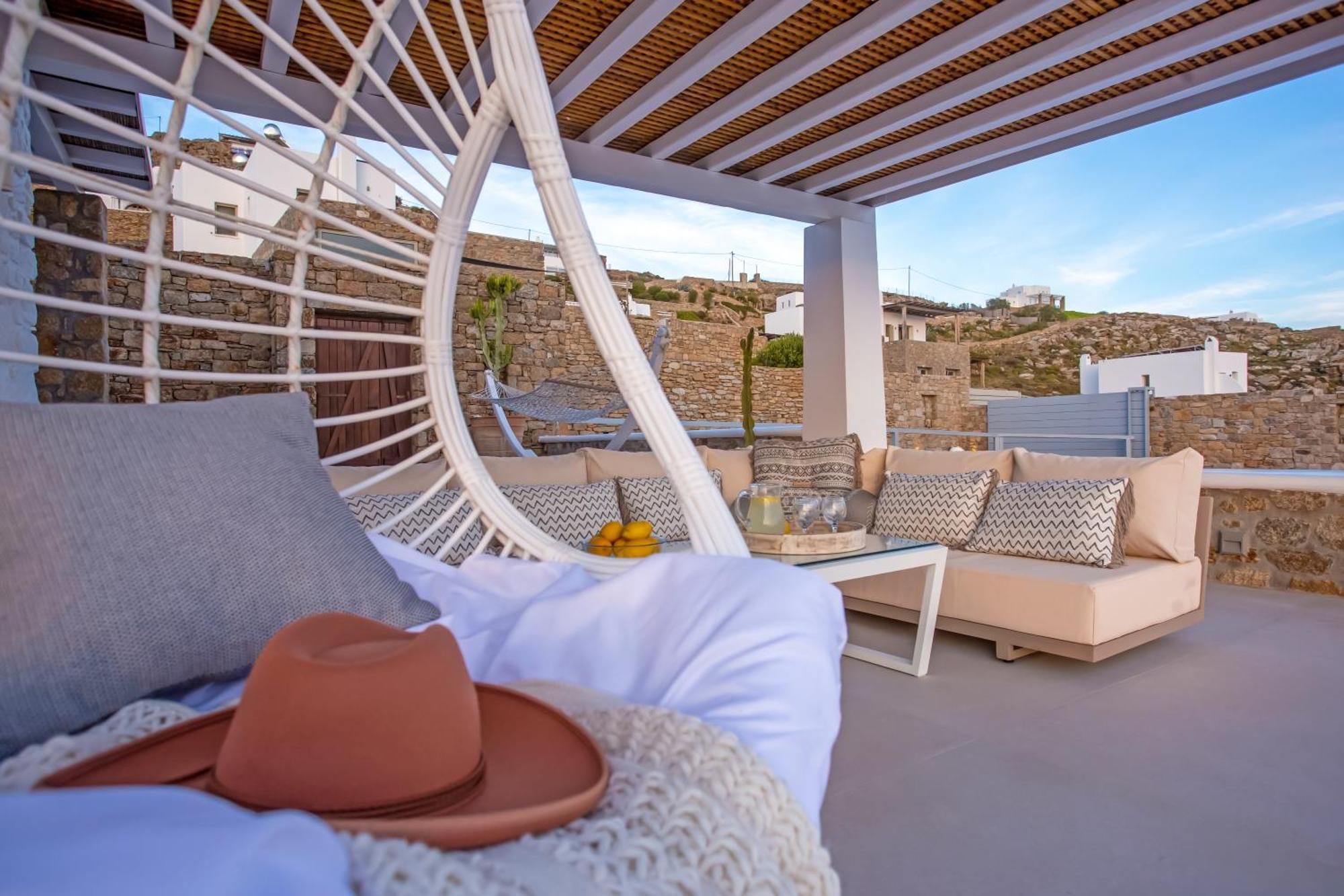Villa Panamera Mykonos, Private Heaven, Supreme View! Fanari  Ngoại thất bức ảnh