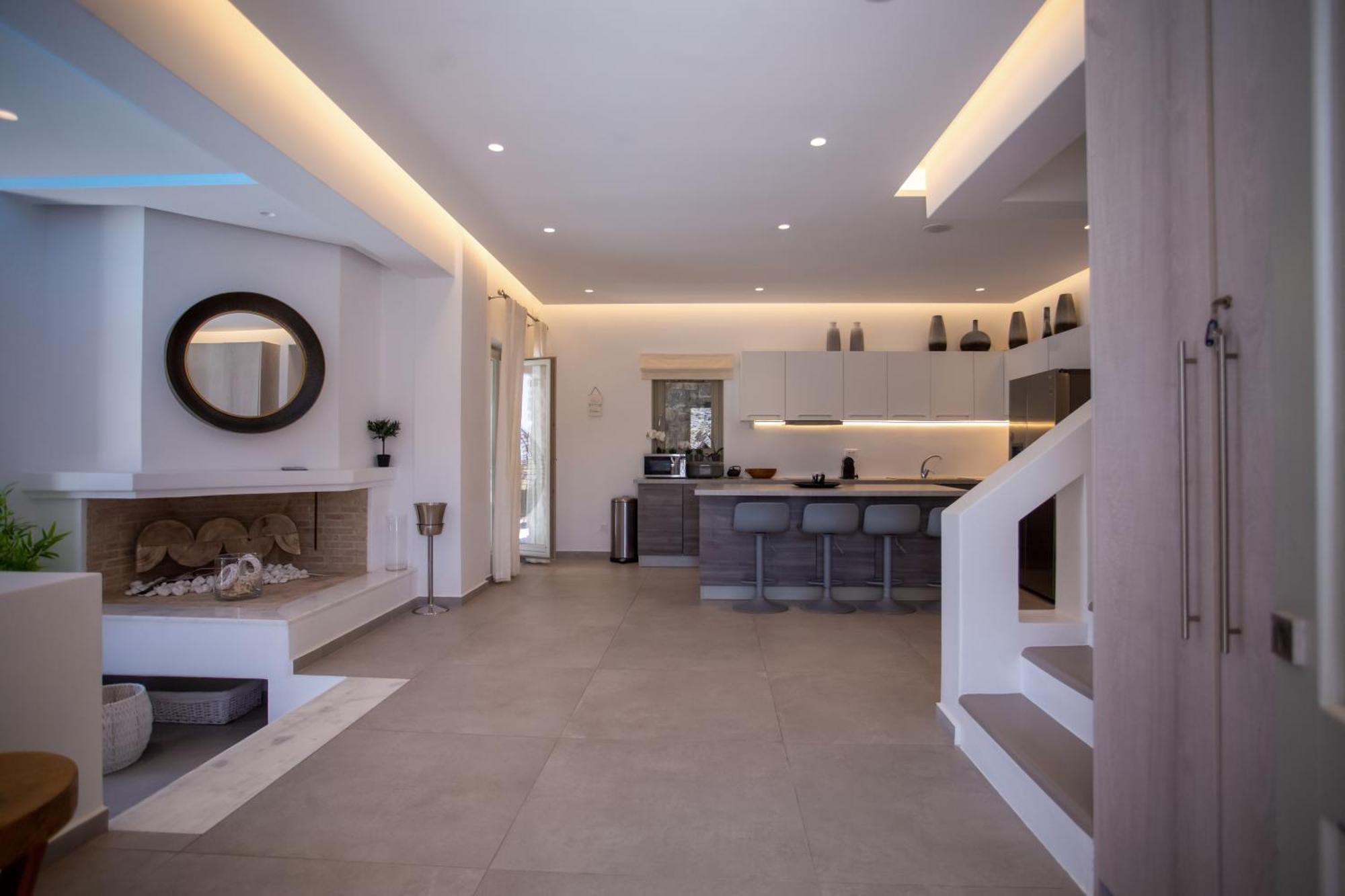 Villa Panamera Mykonos, Private Heaven, Supreme View! Fanari  Ngoại thất bức ảnh